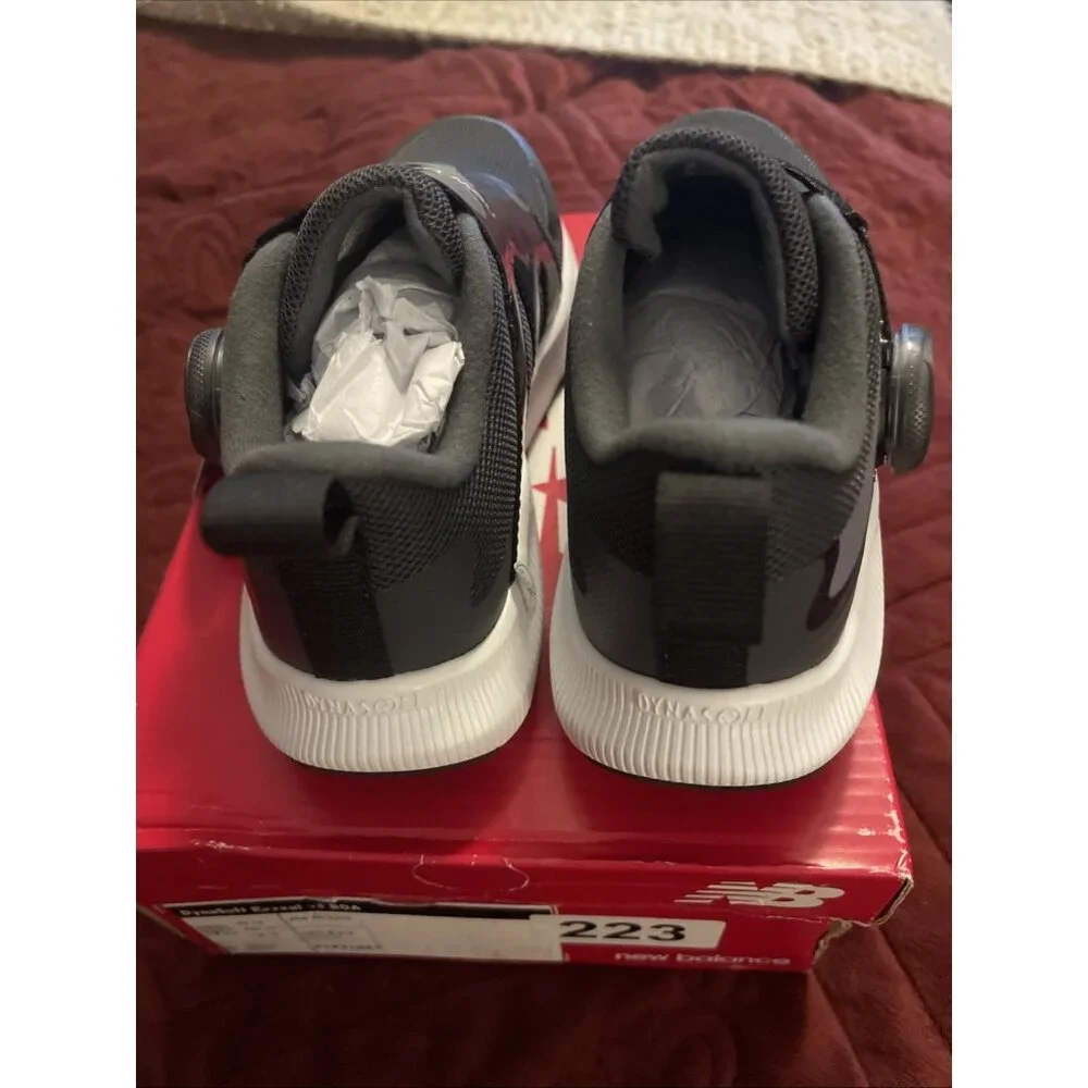 NWT Shoes New Balance Kids Dynasoft‎ Reveal v4 BOA® (Littles) Sz 12.5 M Black